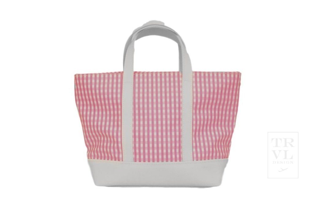 Mini Me Tote | Gingham Pink