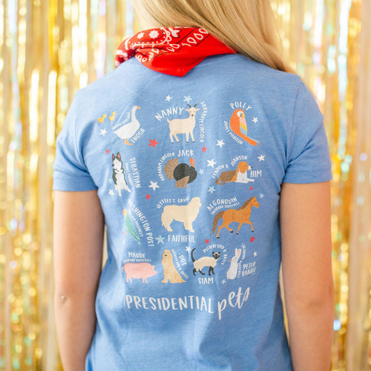 Blue Presidential Pets T-Shirt