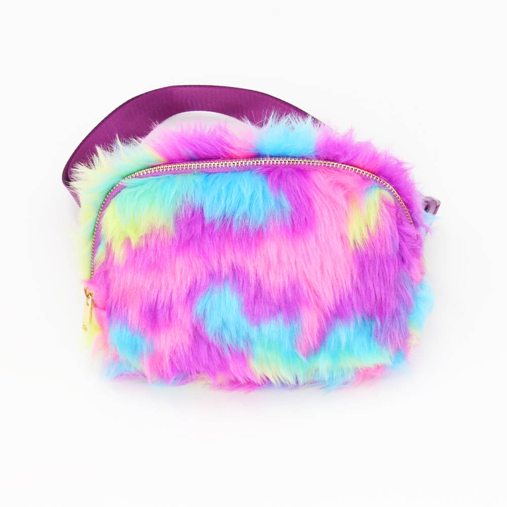 Bright Fur Fanny Waist Bag