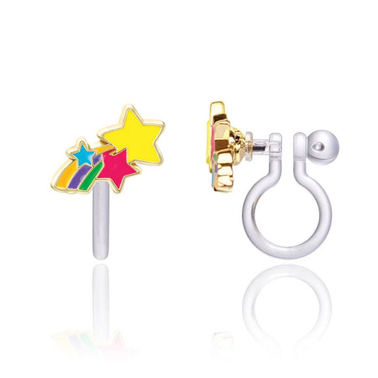 CLIP ON Shooting Stars Earrings