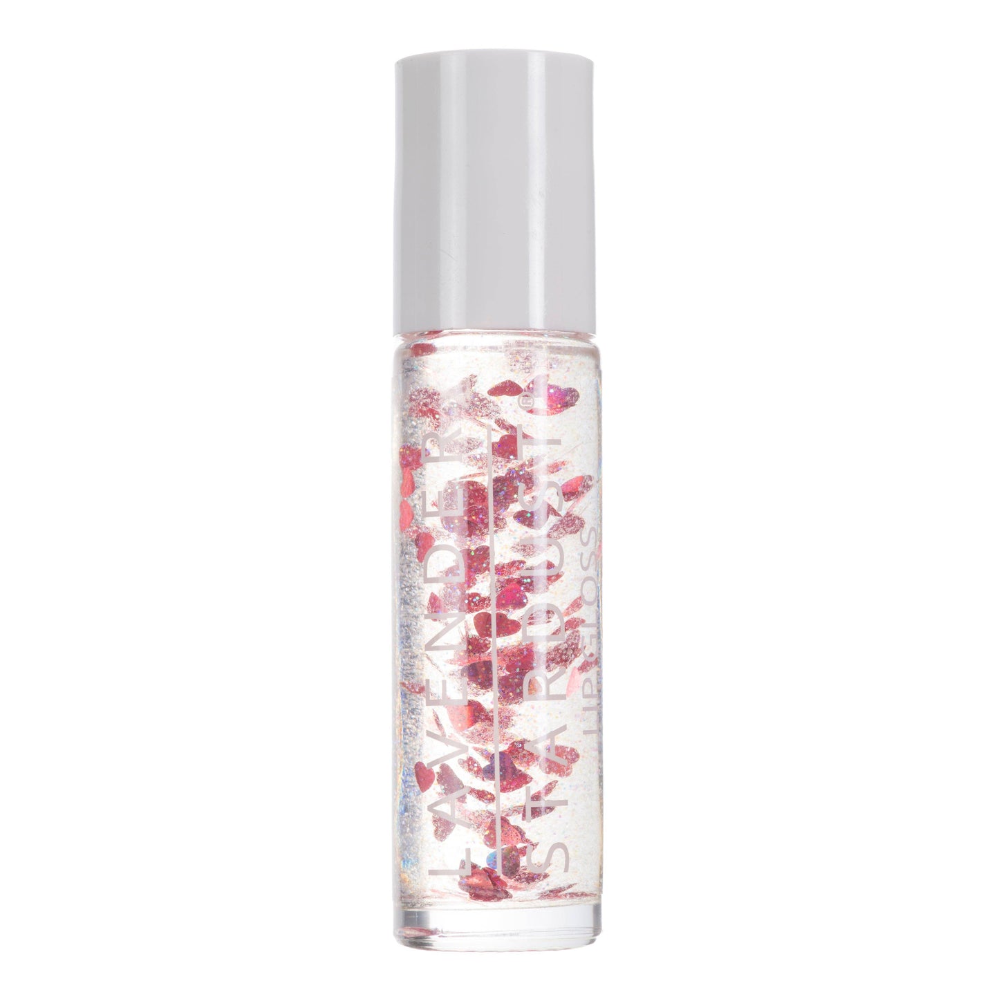 Red Hearts Cherry Stardust Glitter Lip Gloss