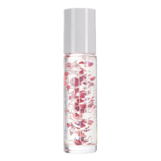 Red Hearts Cherry Stardust Glitter Lip Gloss