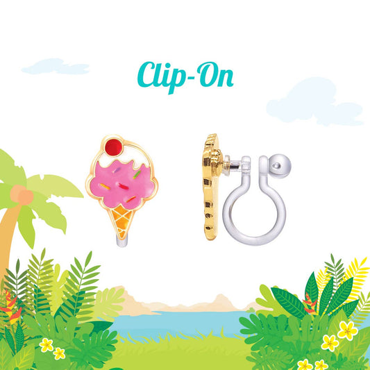 CLIP ON Ice Cream Dream Earrings