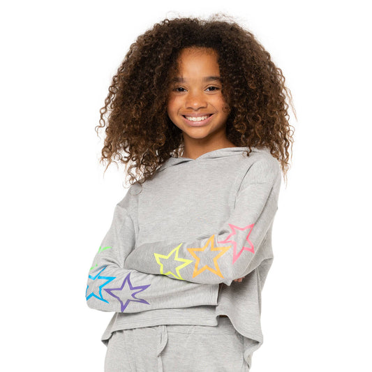 Sweatshirt w/ Neon Stars