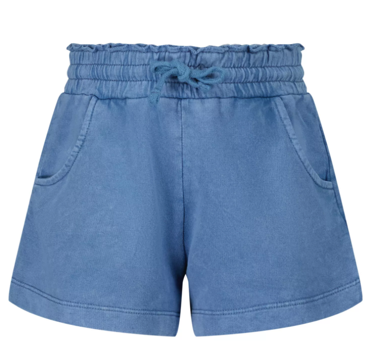 Washed Drawstring Shorts | Indigo | 3278