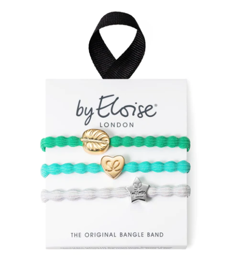 Eloise Bangle Band Set | Crystal Clear