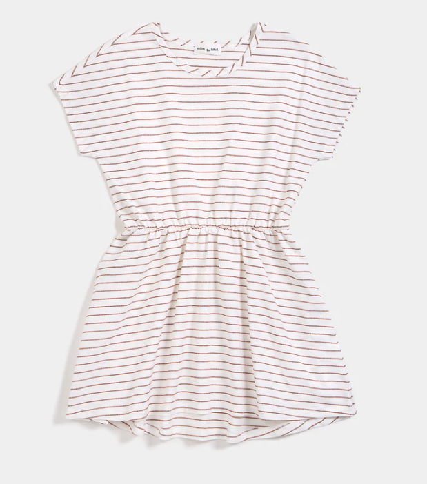 Sandstone Striped Jersey Dress