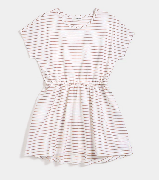 Sandstone Striped Jersey Dress