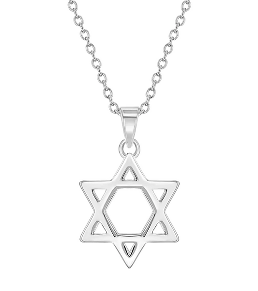 Star of David Necklace | Sterling Silver