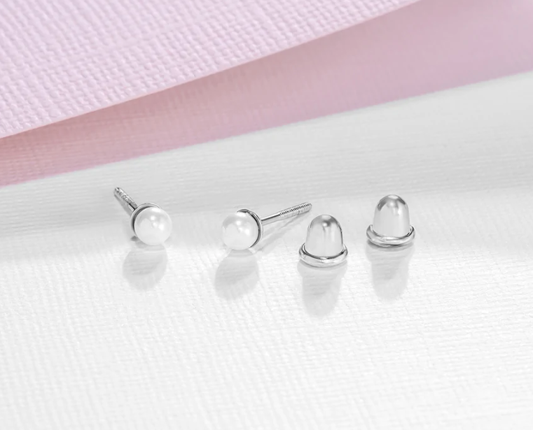 Classic Pearl Earrings | Sterling Silver