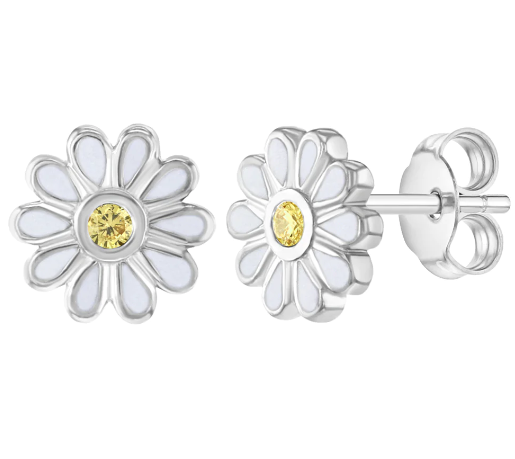 Perfect Daisy Earrings | Sterling Silver