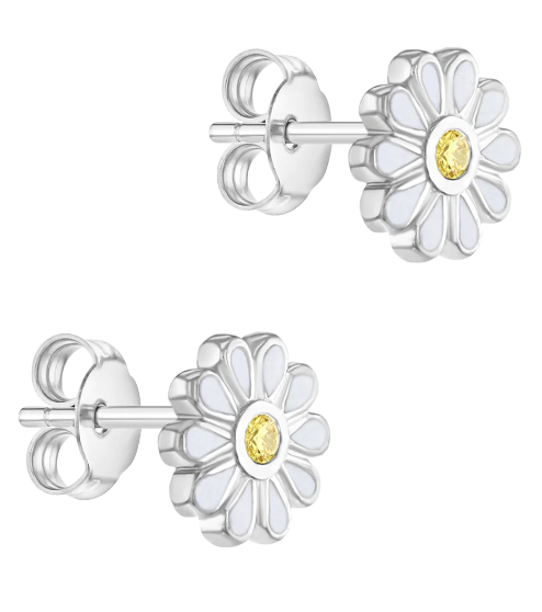 Perfect Daisy Earrings | Sterling Silver