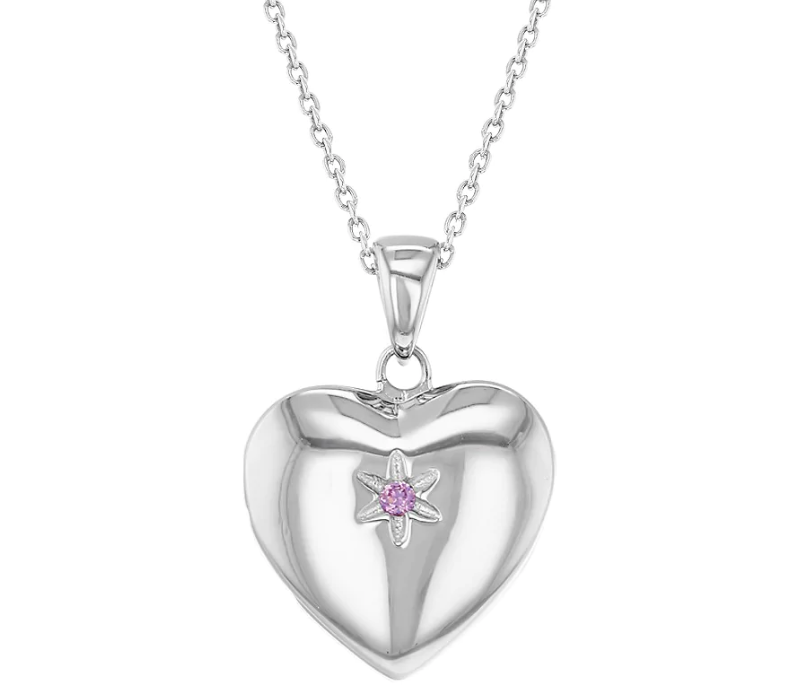 Heart Locket Necklace | Sterling Silver