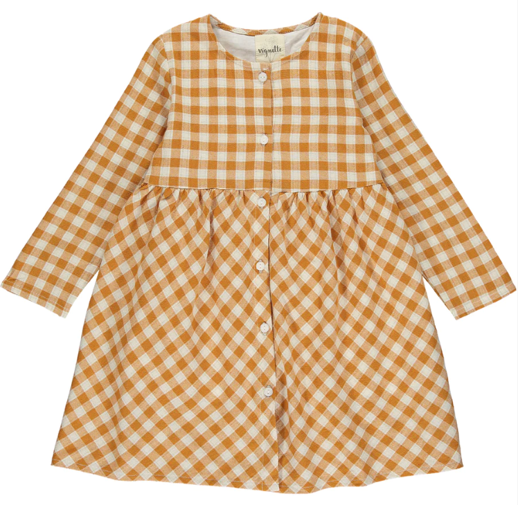 Kit Dress | Pumpkin Plaid