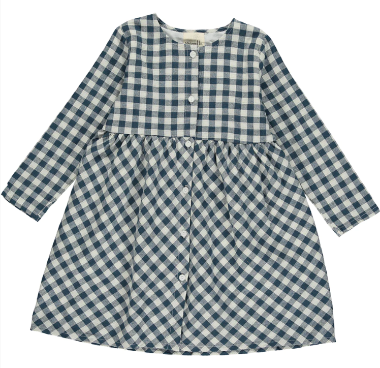 Kit Dress | Navy Plaid