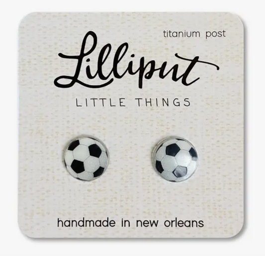 Soccer Ball Earrings