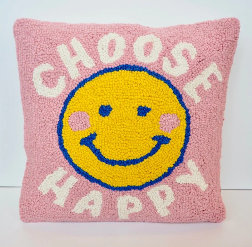 Choose Happy Pillow