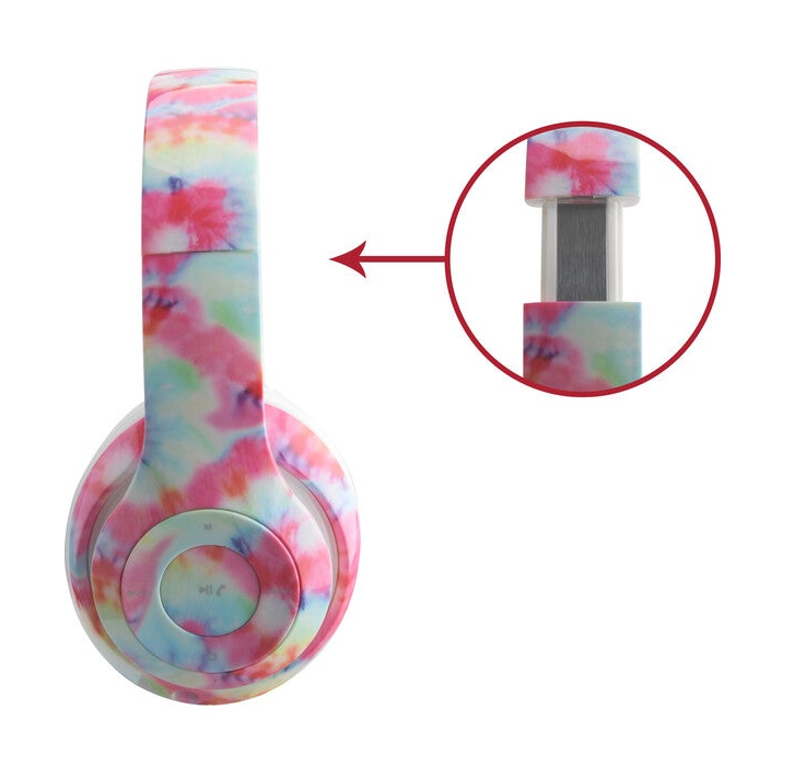 Stereo Bluetooth Headphones | Tie Dye