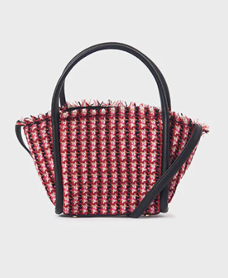 Plaid Tweed Purse | 5993