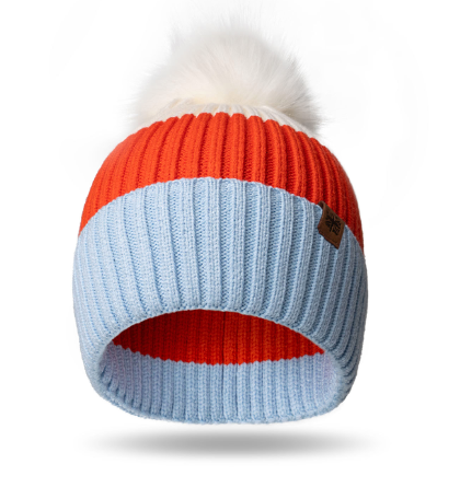 Kid's Pom Hat | White