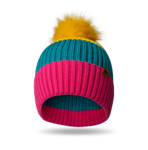 Kid's Pom Hat | Yellow